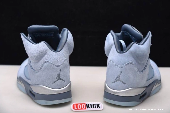 Official Maikesneakers DD9336-400 Air (W) Retro 5 Bluebird Jordan 0814